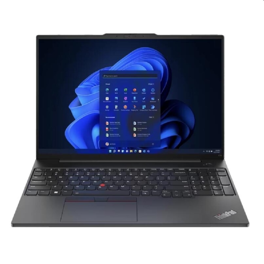 Lenovo ThinkPad laptop 16  WUXGA i7-1355U 16GB 512GB IrisXe W11Pro fekete Lenov fotó, illusztráció : 21JN004WHV