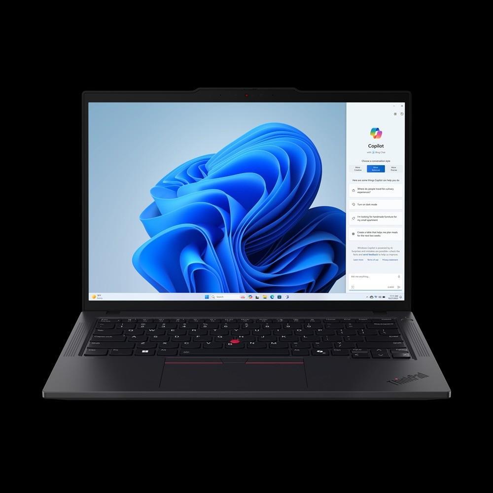 Lenovo ThinkPad laptop 14  WUXGA Ultra 7-155U 16GB 512GB HD W11Pro fekete Lenov fotó, illusztráció : 21ML0033HV