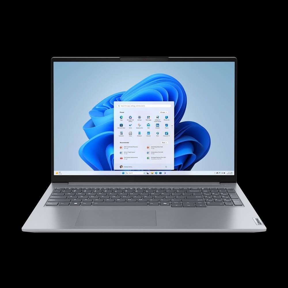 LENOVO ThinkBook laptop, 16  , i5-125U, 32GB, 1TB SSD, NoOS,szürke fotó, illusztráció : 21MS007KHV