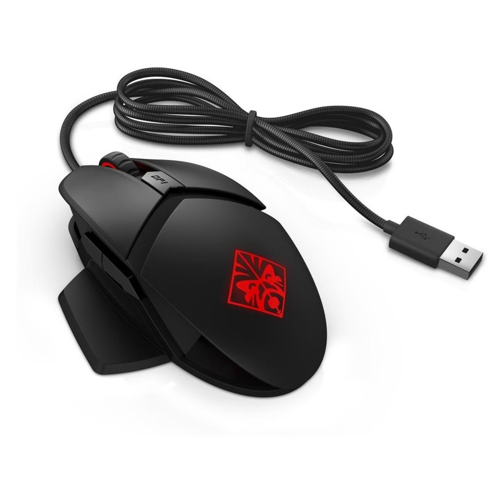 Gamer egér USB Omen Reactor Mouse fekete fotó, illusztráció : 2VP02AA