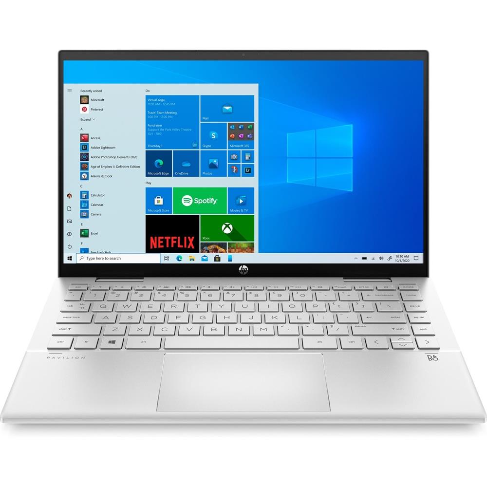 HP Pavilion laptop 14  FHD i3-1125G4 8GB 256GB UHD W10 ezüst HP Pavilion 14-dy0 fotó, illusztráció : 396K6EA