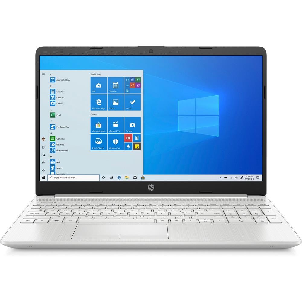 HP laptop 15,6  FHD N4020 8GB 256GB UHD W10 ezüst HP 15-dw1014nh fotó, illusztráció : 472T8EA