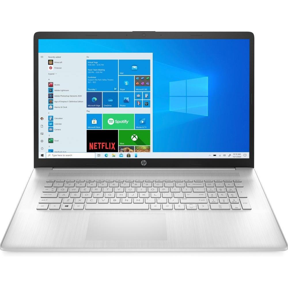 HP 17 laptop 17,3  FHD i3-1125G4 8GB 256GB UHD W10 ezüst HP 17-cn0003nh fotó, illusztráció : 472W2EA