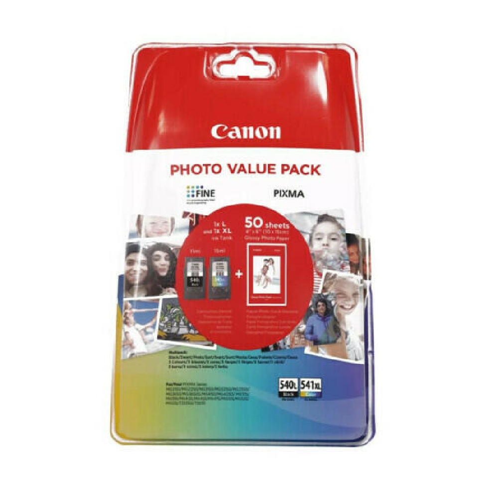 Canon PG540L /CL541XL multipack fekete és színes patron fotó, illusztráció : 5224B007