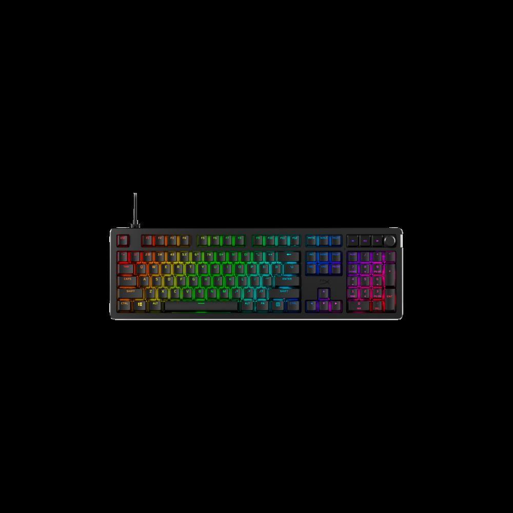 Vezetékes mechanikus gaming billentyűzet HP HYPERX  Alloy Rise PBT fekete, US fotó, illusztráció : 7G7A3AA-ABA