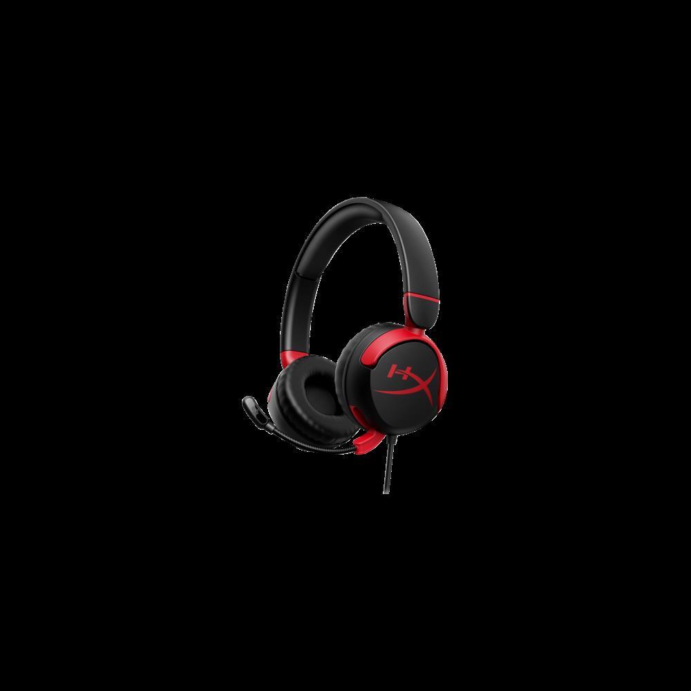 Gamer headset HP HYPERX Cloud Mini vezeték nélküli mikrofonos fejhallgató feket fotó, illusztráció : 7G8F4AA