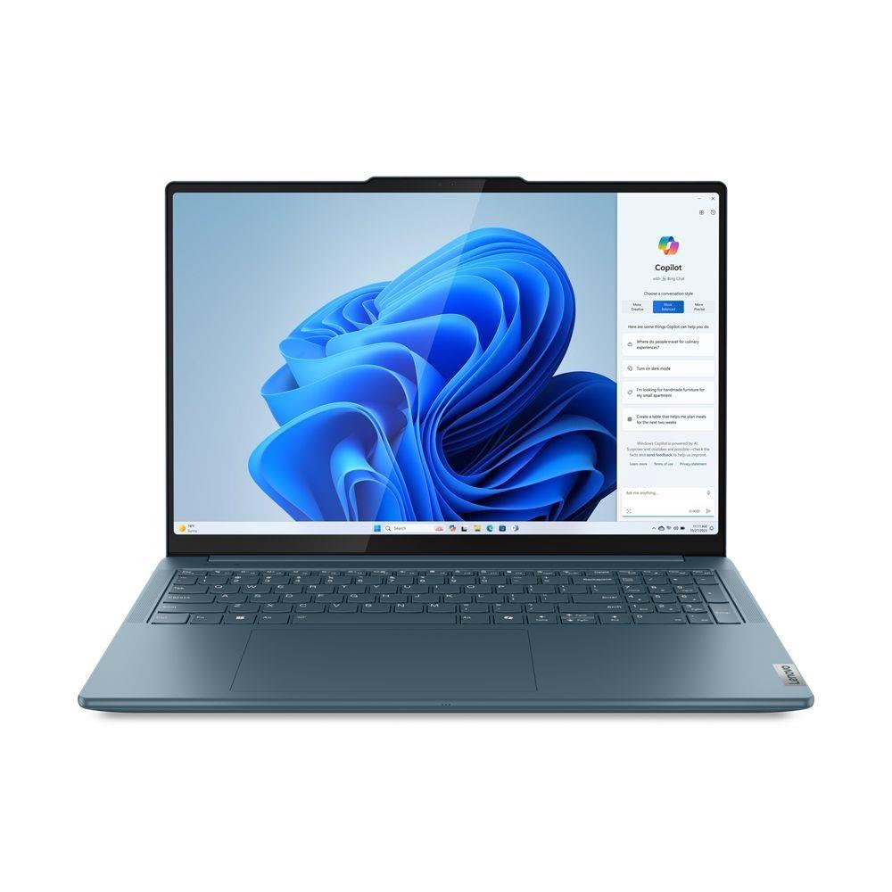 Lenovo Yoga Pro 9 laptop 16  3,2K i7-155H 16GB 1TB Int.VGA Win11 kékeszöld fotó, illusztráció : 83DN003EHV