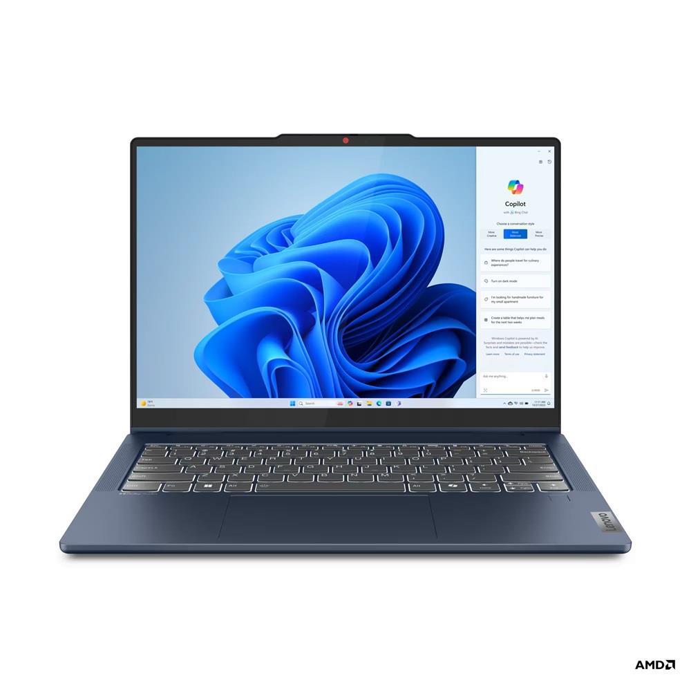 Lenovo IdeaPad 5 laptop 14  WUXGA AMD Ryzen 5 8645HS 16GB 512GB Int.VGA kék fotó, illusztráció : 83DR006DHV