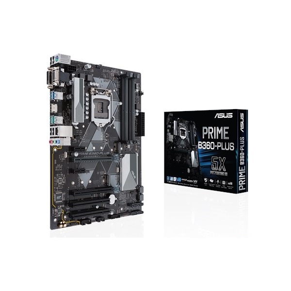 Alaplap B360 LGA1151 ASUS PRIME B360-PLUS ATX fotó, illusztráció : 90MB0WB0-M0EAY0