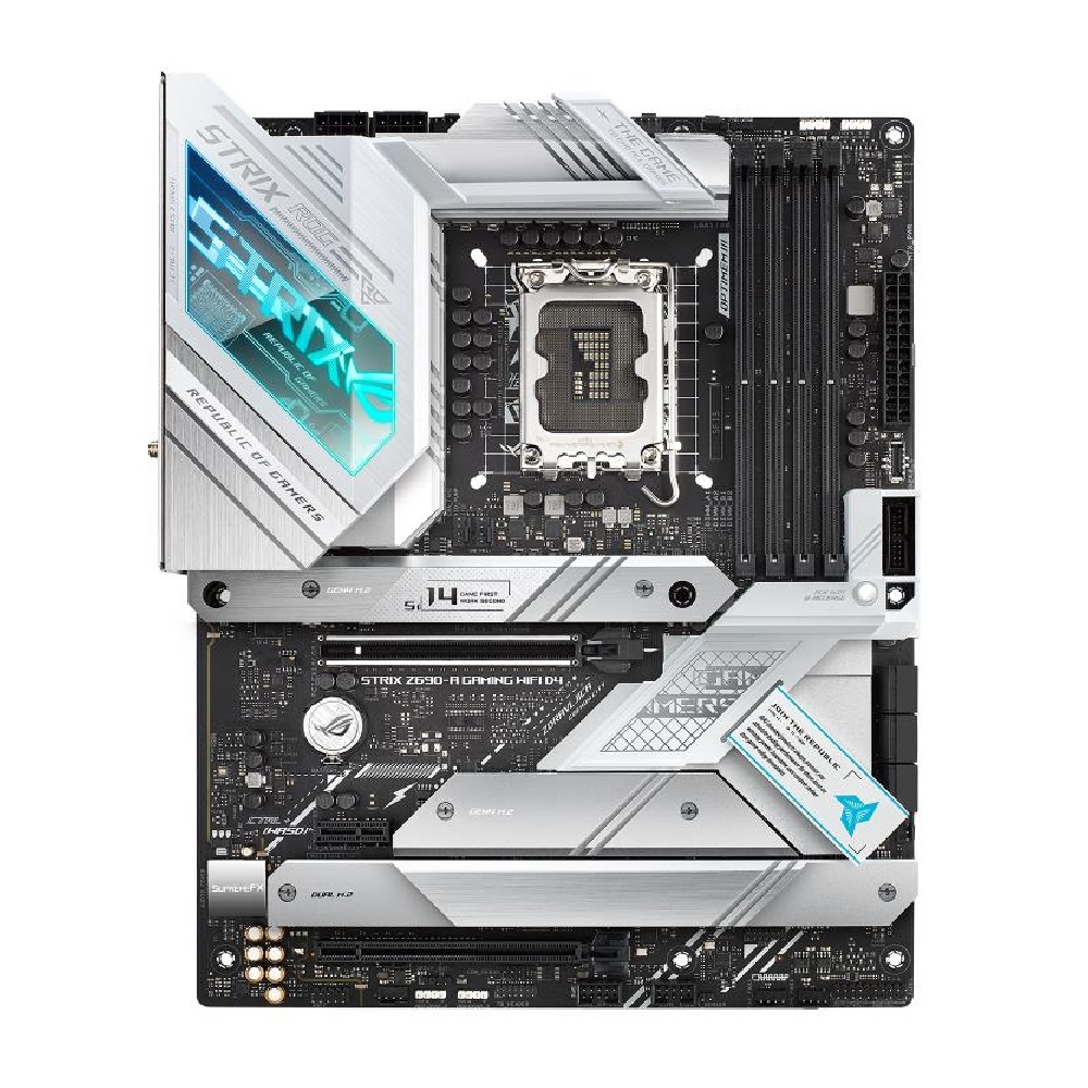 Alaplap Z690 LGA1700 4xDDR4 Asus ROG Strix Z690-A D4 ATX fotó, illusztráció : 90MB18K0-M0EAY0