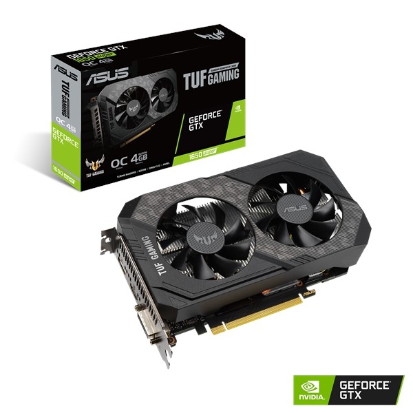 VGA GTX1650 128bit PCIe ASUS TUF-GTX1650S-O4G-GAMING nVidia 4GB GDDR6 videokárt fotó, illusztráció : 90YV0E42-M0NA00