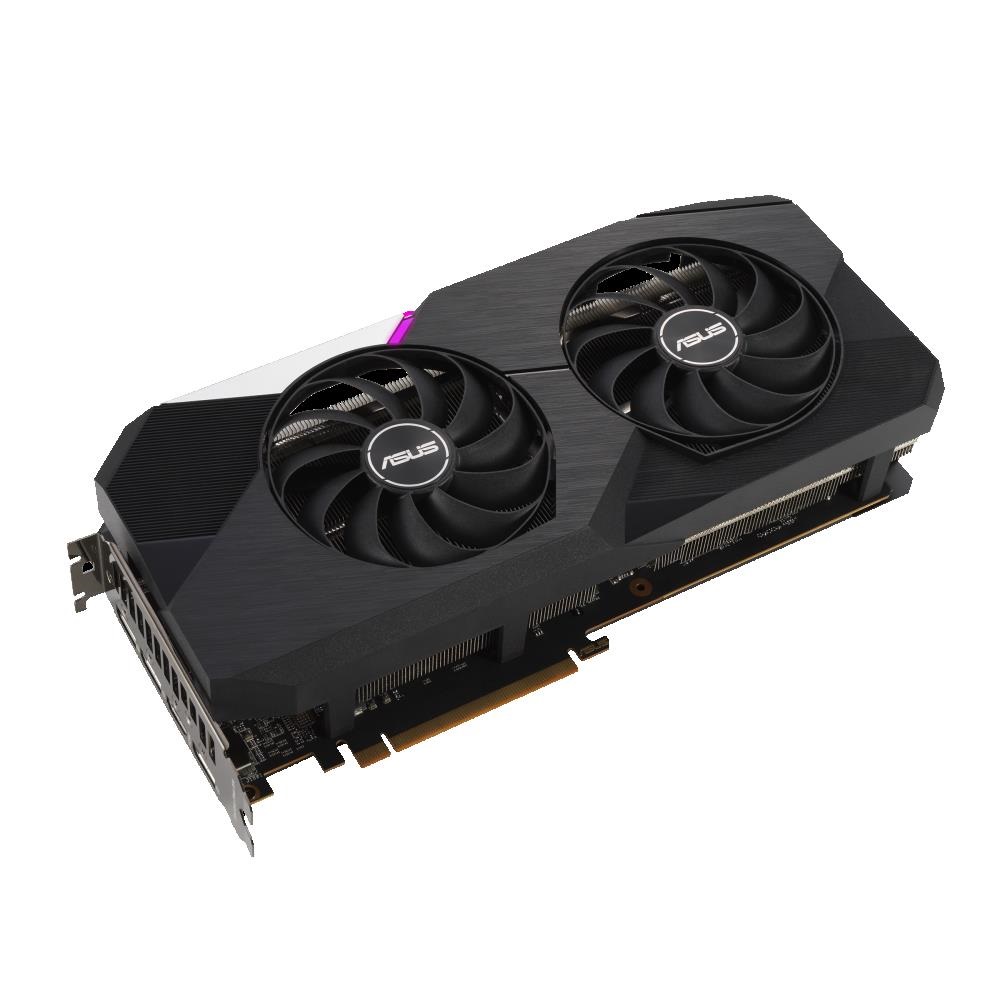 VGA RX6700XT 12GB GDDR6 192bit PCIe Asus AMD Radeon RX6700XT DUAL videokártya fotó, illusztráció : 90YV0G82-M0NA00