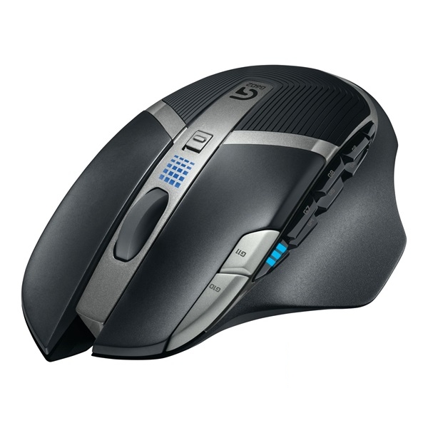 Vezetéknélküli gamer egér Logitech G602 fekete fotó, illusztráció : 910-003822