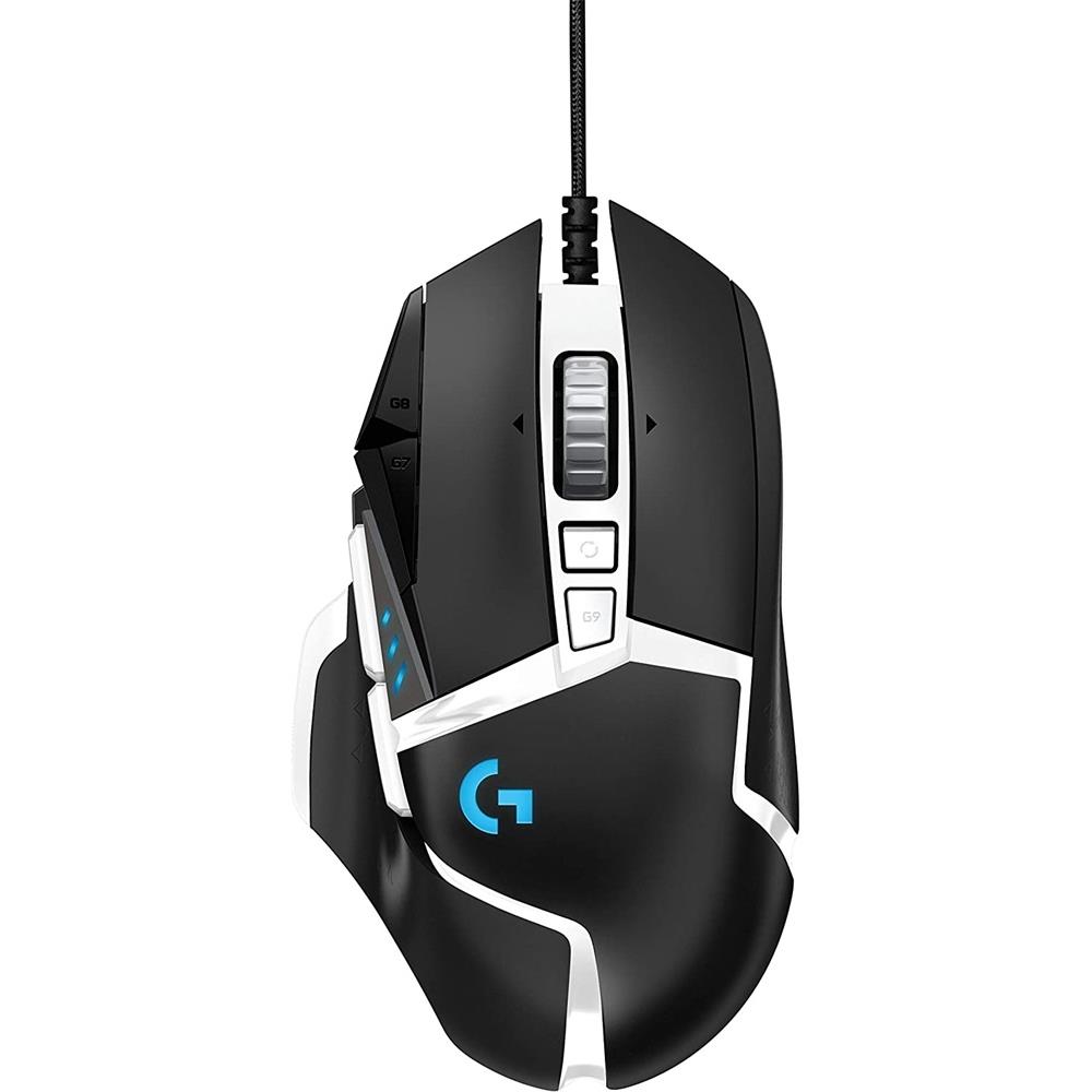 Gamer egér USB Logitech G502 SE HERO fekete fotó, illusztráció : 910-005729