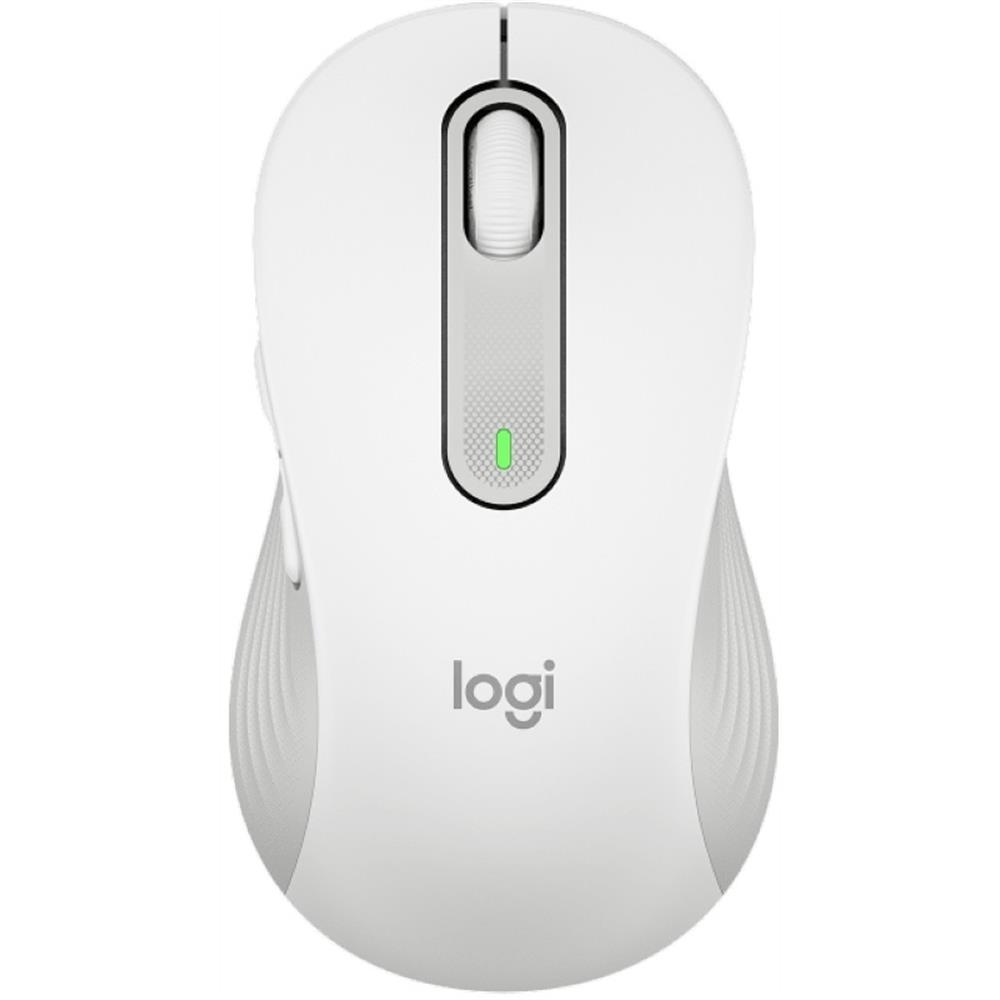 Vezetéknélküli egér Logitech M650 Signature piszkosfehér fotó, illusztráció : 910-006255