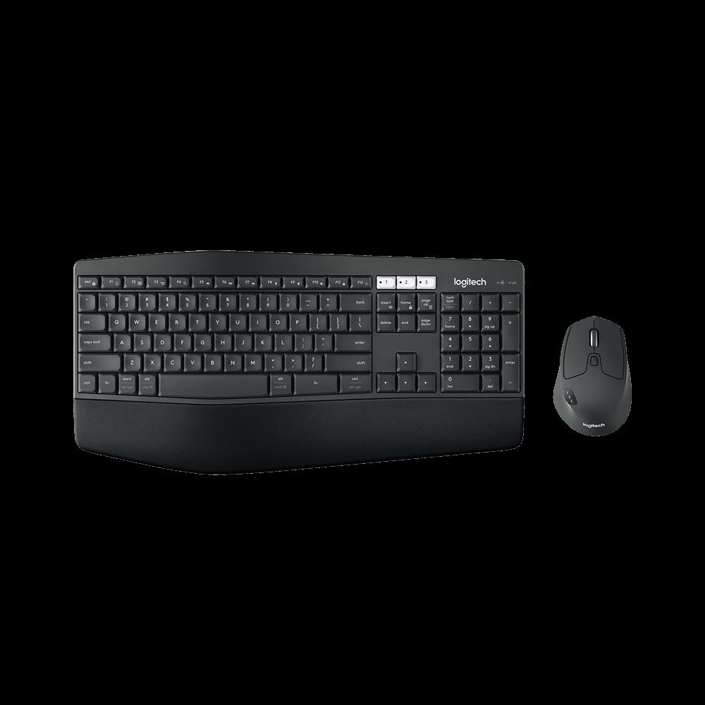 Vezetéknélküli billentyűzet + egér Logitech MK850 fekete US fotó, illusztráció : 920-008226