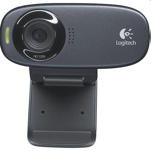 Webkamera Logitech C310 720p mikrofonos fekete fotó, illusztráció : 960-001065