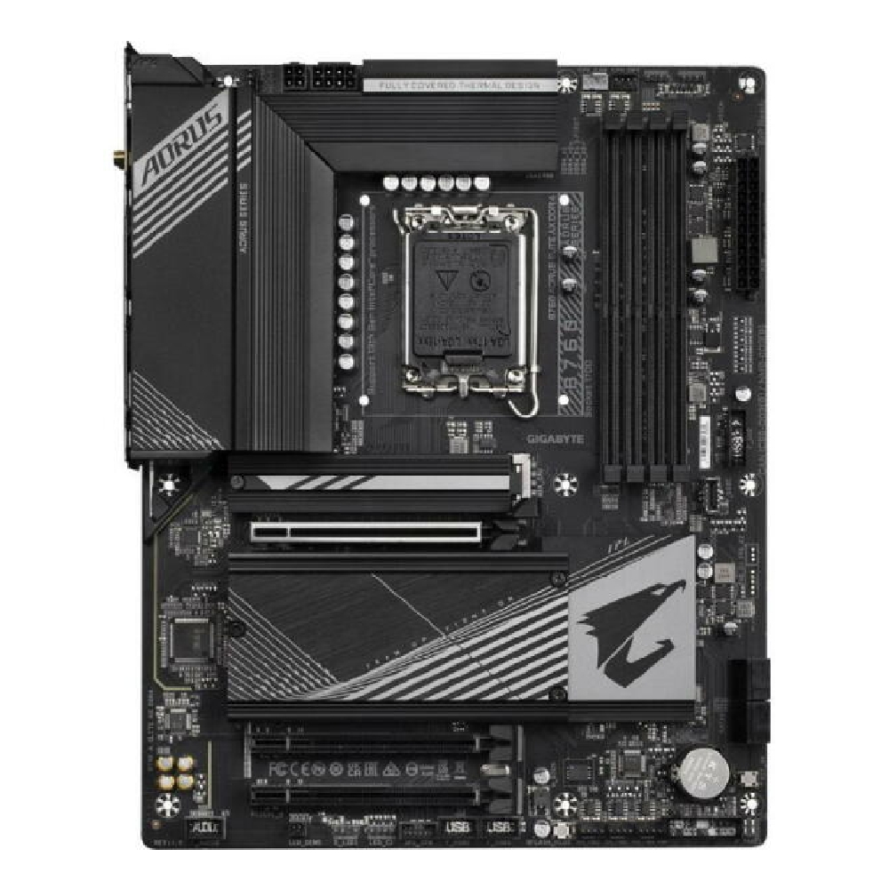 Alaplap B760 LGA1700 4xDDR5 Gigabyte B760 Aorus Elite ATX fotó, illusztráció : B760-AORUS-ELITE