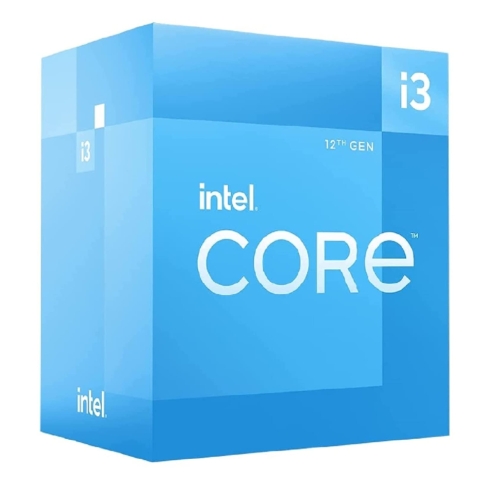 Intel Processzor Core i3 LGA1700 3,30GHz 12MB Core i3-12100F box CPU fotó, illusztráció : BX8071512100F