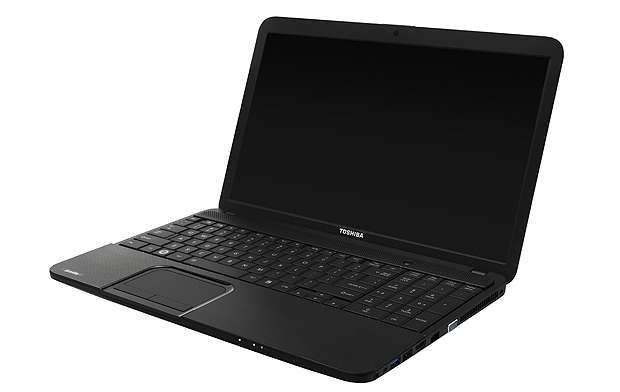 Toshiba Satellite 15,6  laptop , Intel i3-2310M, 2GB, 320GB, Win7Hpre, Fekete fotó, illusztráció : C850-177