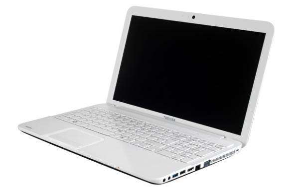 Toshiba Satellite 15.6  laptop , AMD E2-1800, 4G, 500GB, HD7470, DOS, fehér fotó, illusztráció : C855D-10G