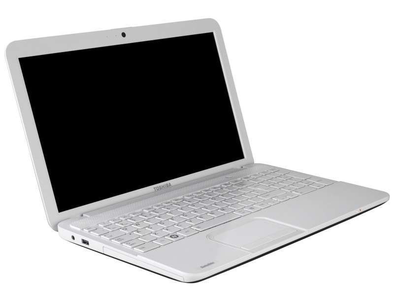 Toshiba Satellite 15,6  laptop , Intel i3-2328M, 4GB, 500GB, DOS, Fehér fotó, illusztráció : C855-1KQ