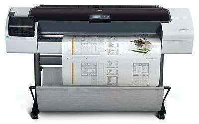 hp designjet T1200 44  plotter Helyszíni garancia 2 év fotó, illusztráció : CH538A