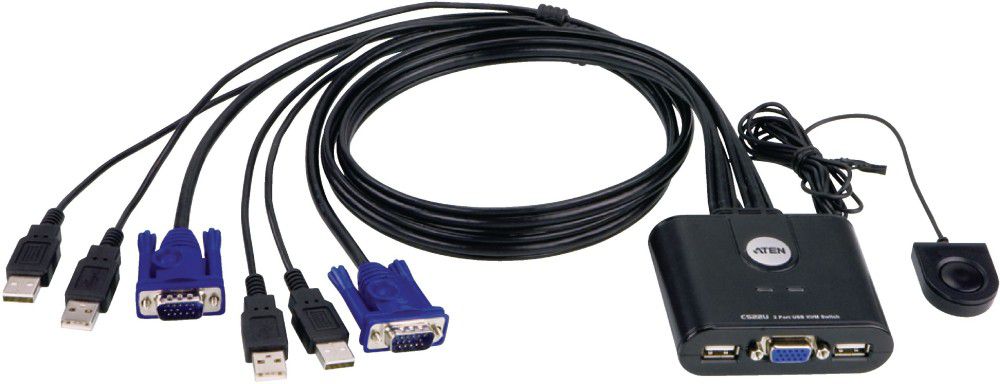 2-port USB KVM switch fotó, illusztráció : CS22U-AT