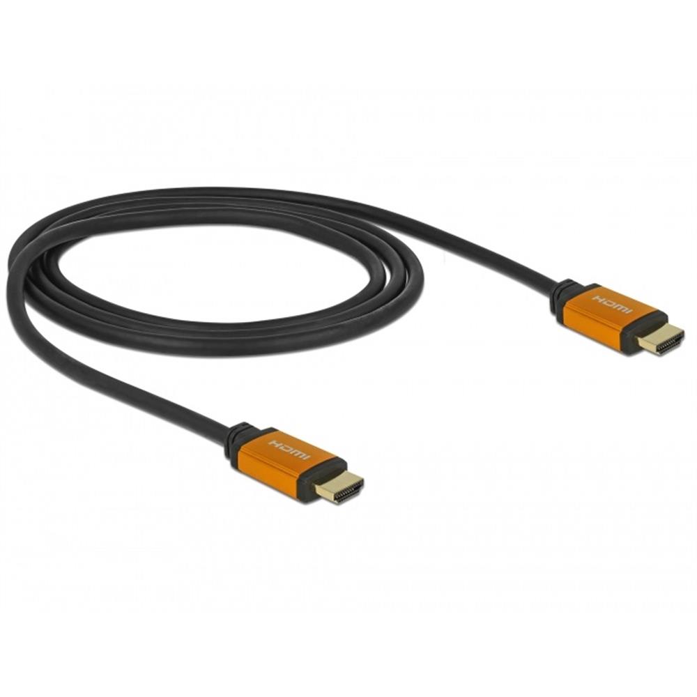 HDMI kábel 1m  8K 60Hz Delock Ultra nagy sebességu 48Gbps fotó, illusztráció : DELOCK-85727