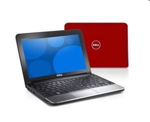 DELL Netbook laptop Inspiron 1011 10.1  WSVGA, Intel Atom N270 piros - Már nem fotó, illusztráció : DLL 1011IA105566