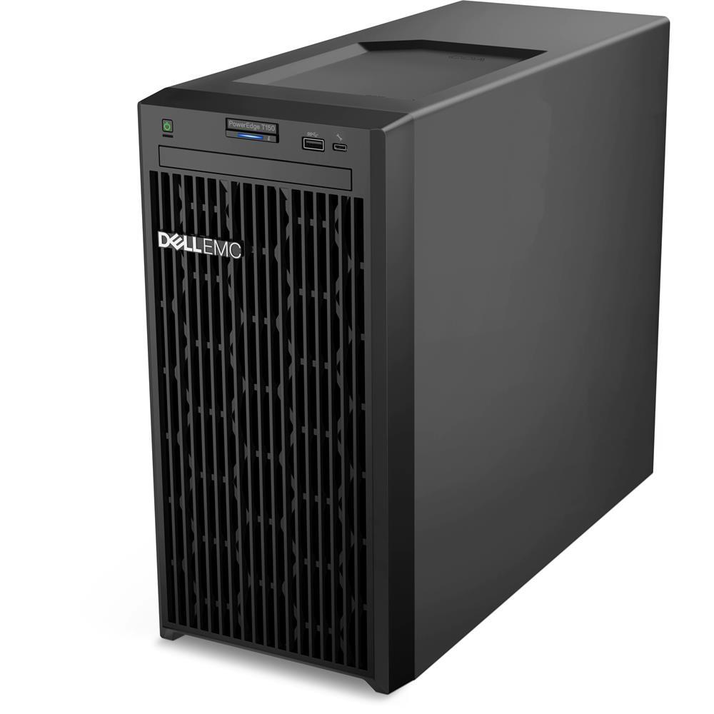 Dell PowerEdge T150 szerver 1xE-2314 1x16GB 1x2TB S150 torony fotó, illusztráció : DPET150-54