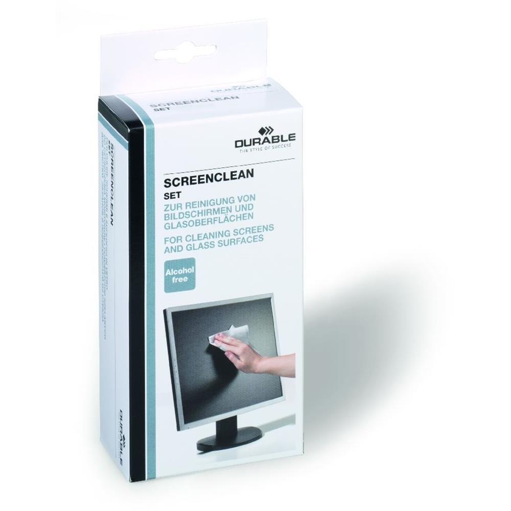 Durable SCREENCLEAN monitor tisztító szett fotó, illusztráció : DURABLE-570700