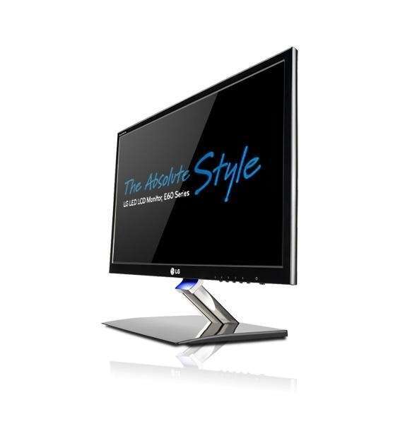 FullHD super slim LED lcd monitor, ffekete, DVI, 5M:1, 5ms fotó, illusztráció : E2260T-PN