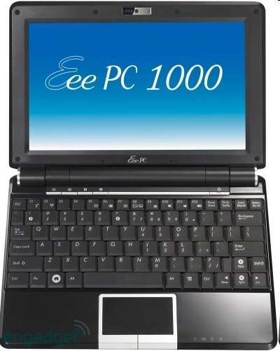 ASUS EEE-PC-1000-H-BLK104X EEE-PC 10 /1GB/160GB XP Home Fekete ASUS netbook min fotó, illusztráció : EPC10HBK104X