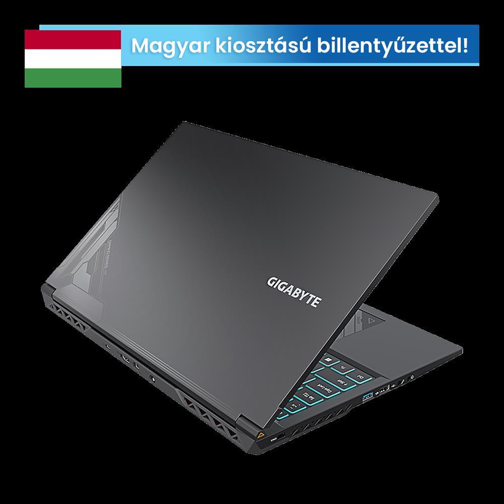 GIGABYTE G7 KF 17.3  1920x1080, Intel Core i5-12500H fekete fotó, illusztráció : G7-KF-E3HU213SD