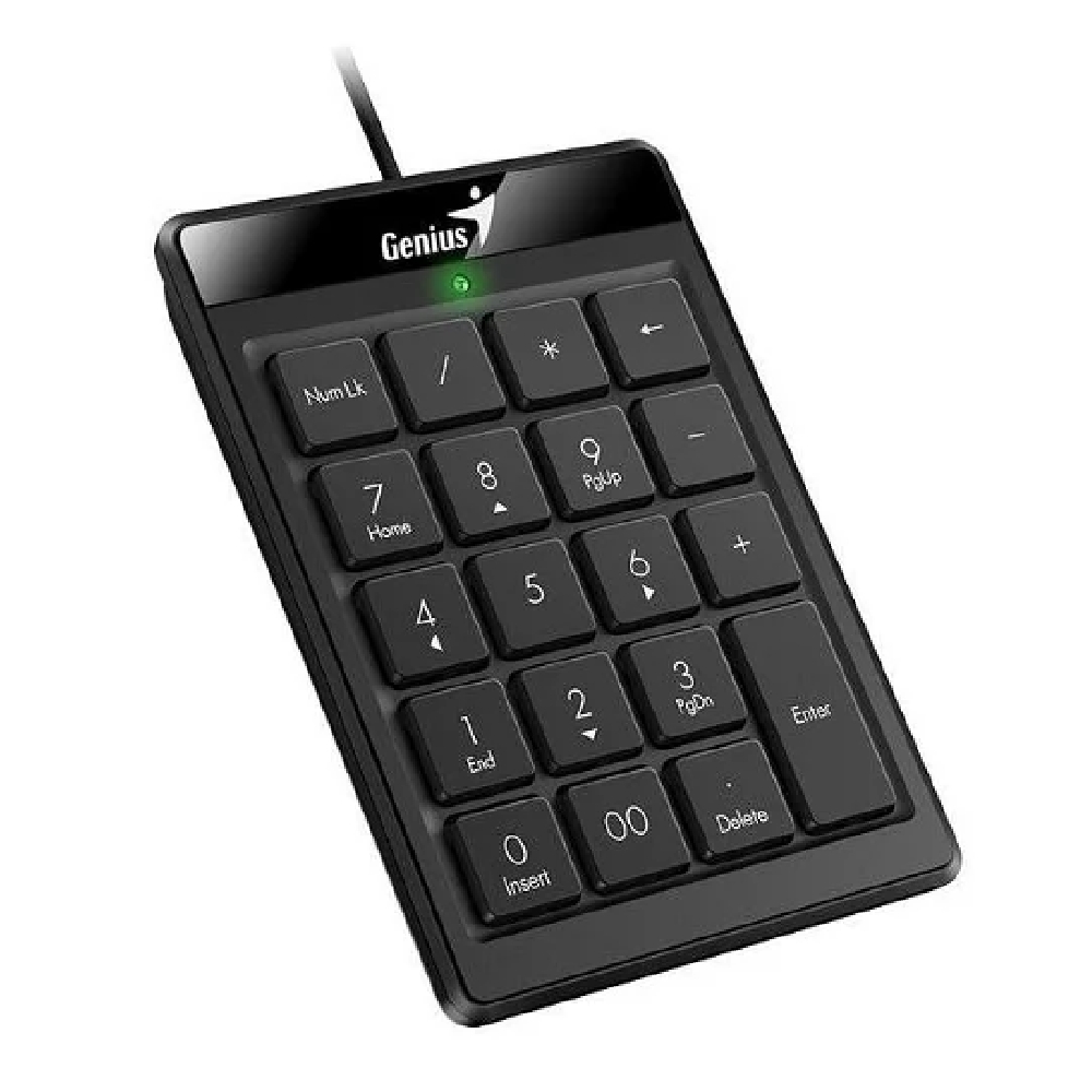 Numerikus billentyűzet USB Genius Numpad 110 Slim fekete fotó, illusztráció : GENIUS-31300016400