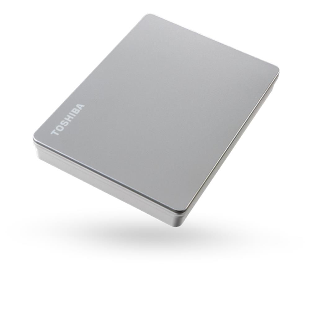 4TB Külső HDD 2.5  USB3.2 Gen 1. Mac kompatibilis Toshiba Canvio Flex Ezüst fotó, illusztráció : HDTX140ESCCA