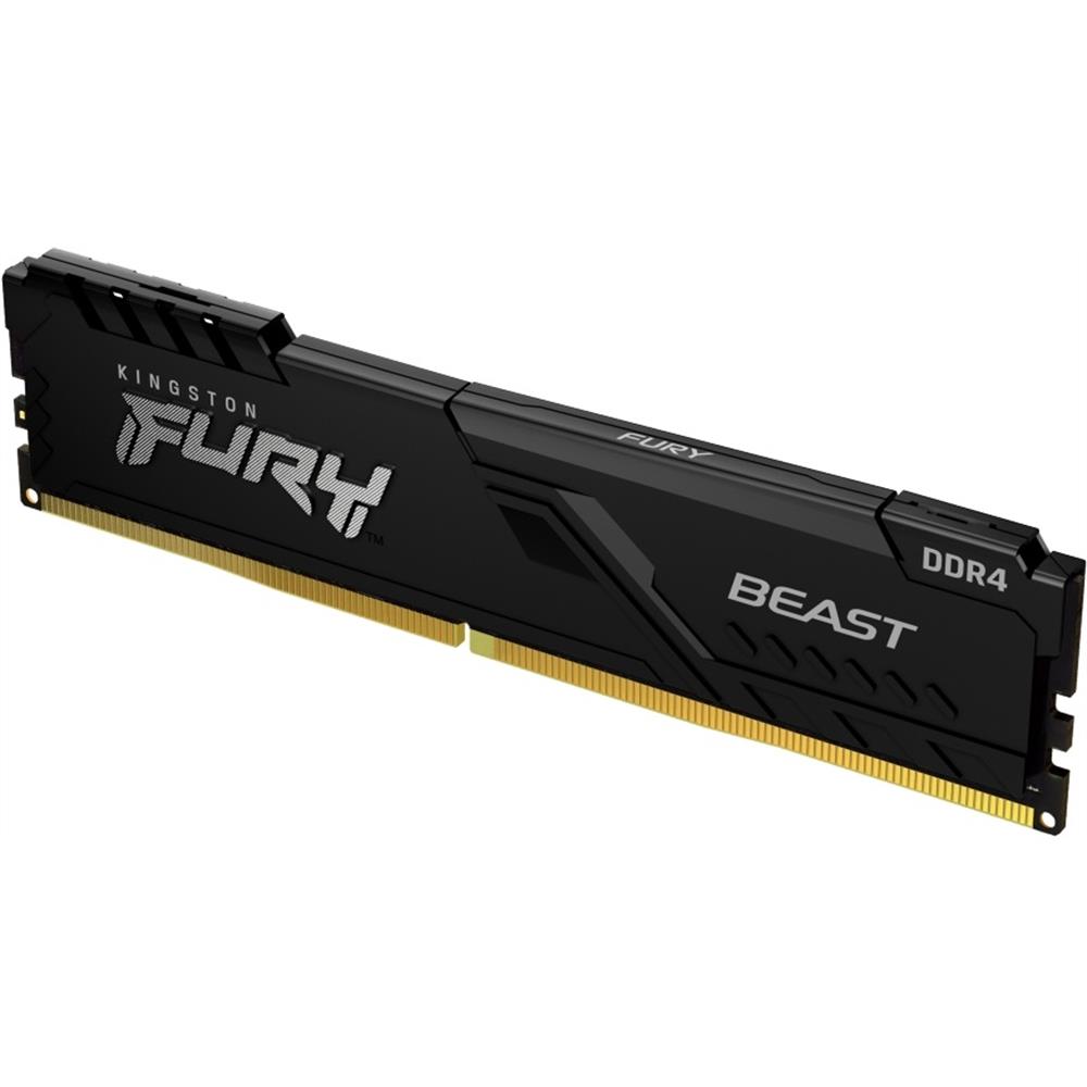 4GB memória DDR4 3200MHz Kingston FURY Beast Black KF432C16BB/4 fotó, illusztráció : KF432C16BB_4