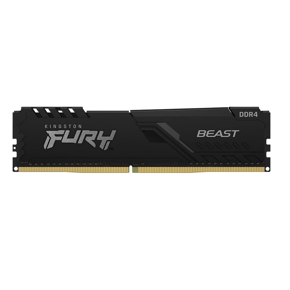 16GB DDR4 memória 3600MHz 1x16GB Kingston FURY Beast Black fotó, illusztráció : KF436C18BB_16