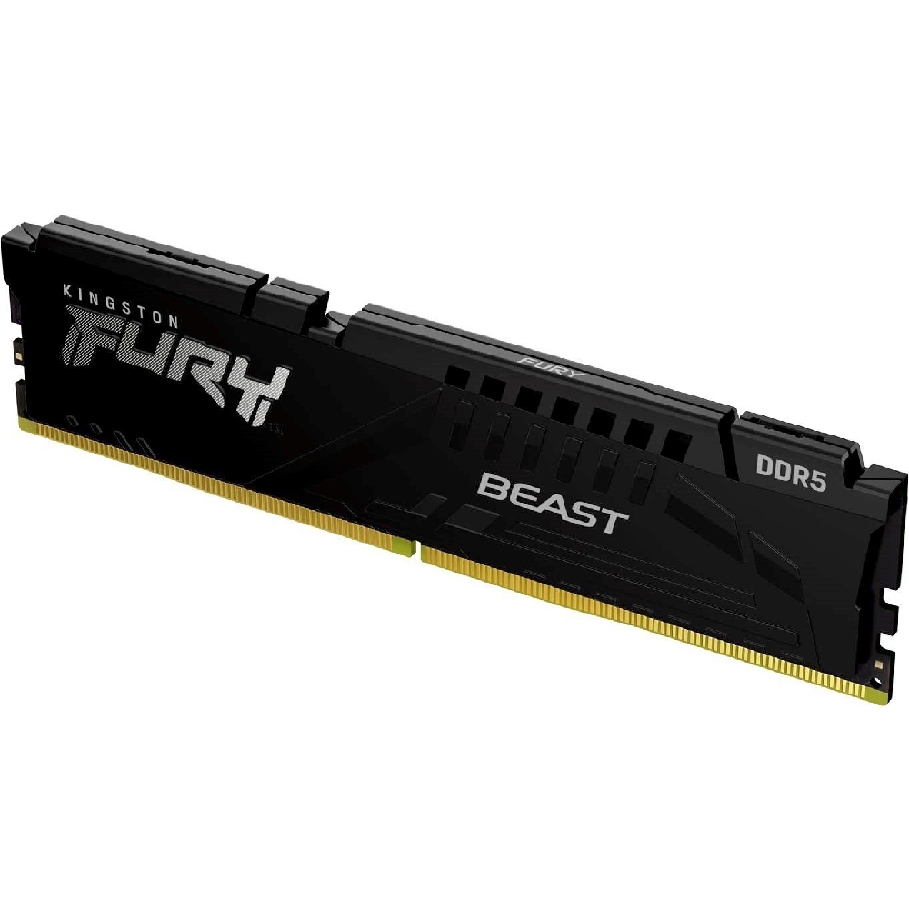 32GB DDR5 memória 5200MHz 1x32GB Kingston FURY Beast Black fotó, illusztráció : KF552C36BBE-32