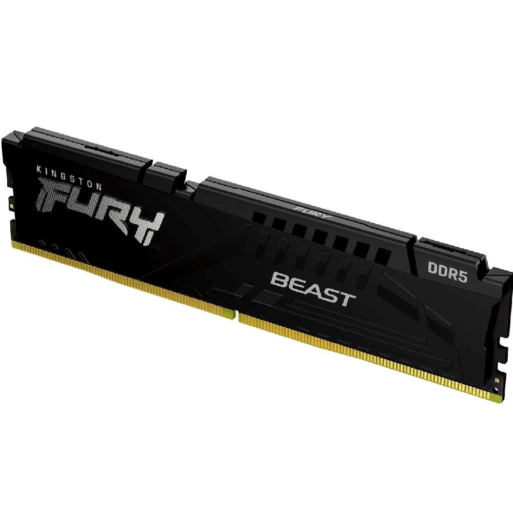 8GB DDR5 memória 5200MHz 1x8GB Kingston FURY Beast Black fotó, illusztráció : KF552C36BBE-8