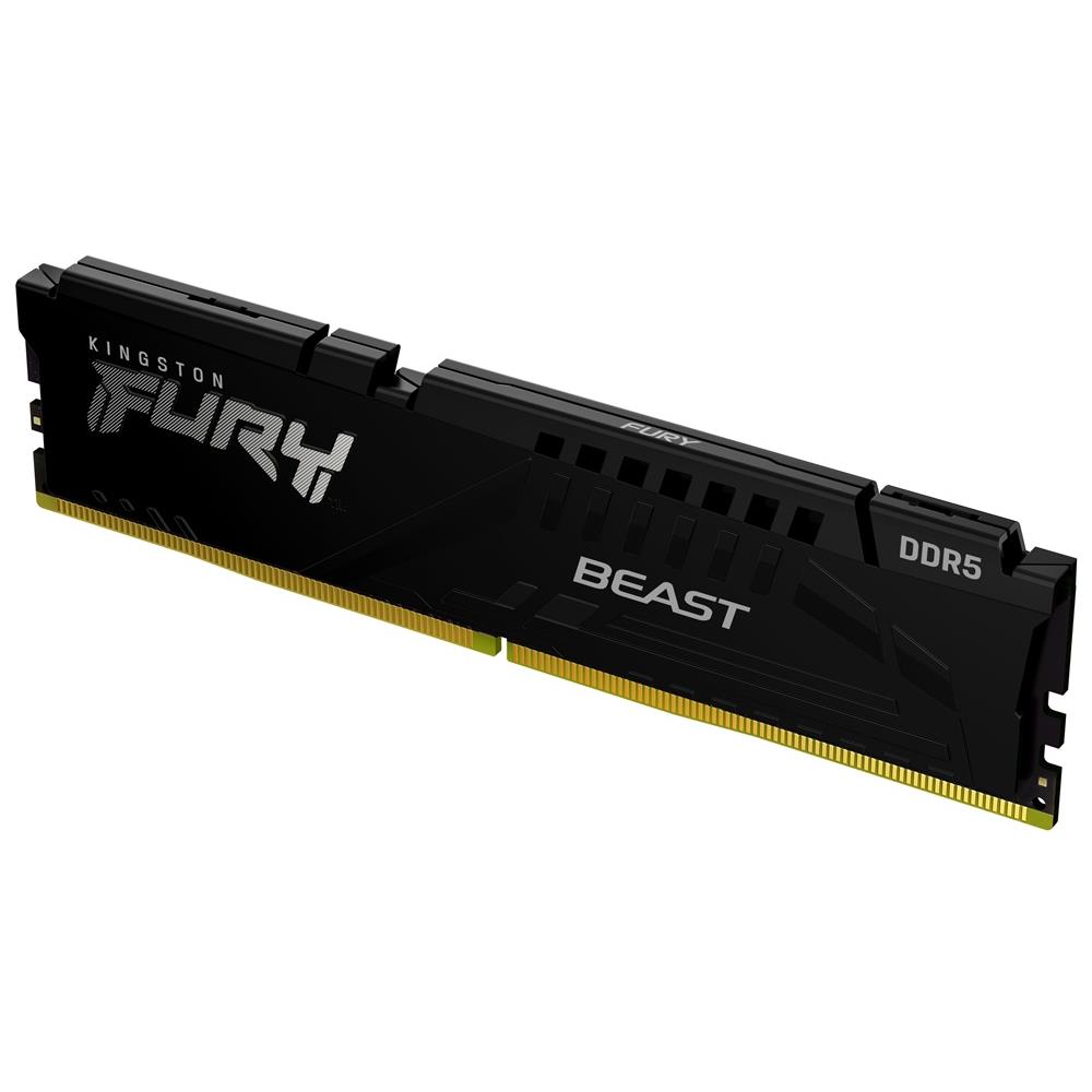 16GB DDR5 memória 5200MHz 1x16GB Kingston FURY Beast Black fotó, illusztráció : KF552C40BB-16