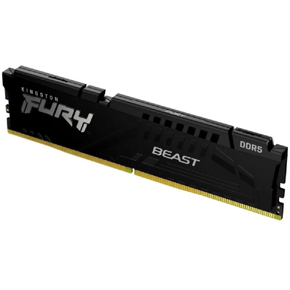 16GB DDR5 memória 6000MHz 1x16GB Kingston FURY Beast Black fotó, illusztráció : KF560C36BBE-16