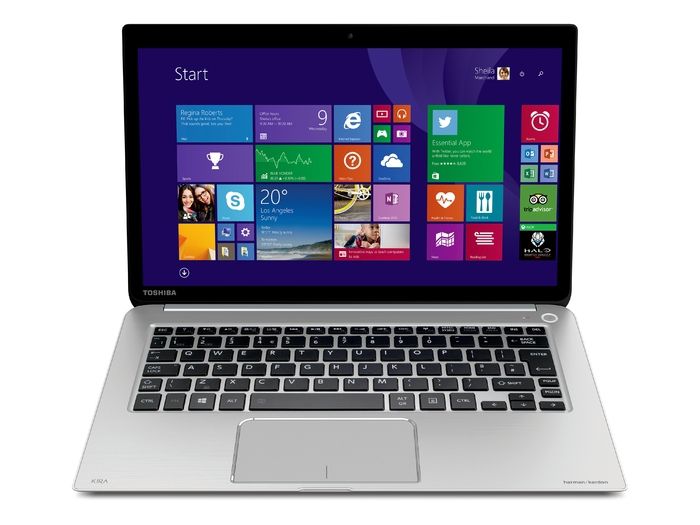 Toshiba Kira-107 laptop 13,3  WQHD Touch i7-5500U 8GB 256GB SSD HD5500 Win8.1Pr fotó, illusztráció : KIRA-107