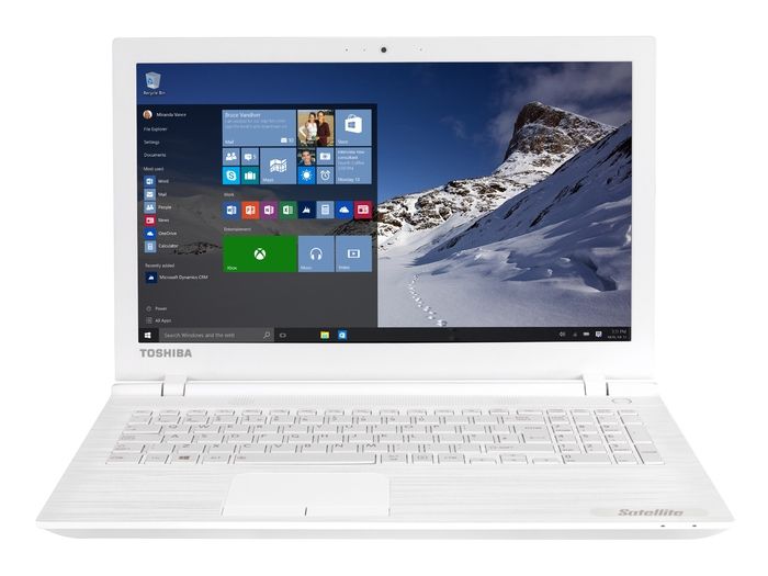 Toshiba Satellite L50 laptop 15.6  i7-5500U 1TB 930M-2GB Win8.1 FEHÉR fotó, illusztráció : L50-C-158