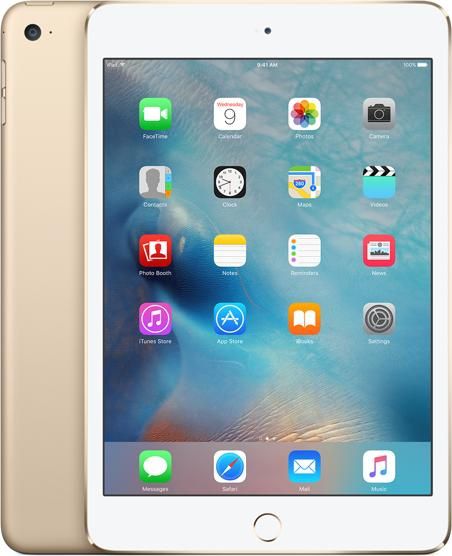 Apple iPad mini 4 16 GB Wi-Fi arany Tablet-PC fotó, illusztráció : MK6L2