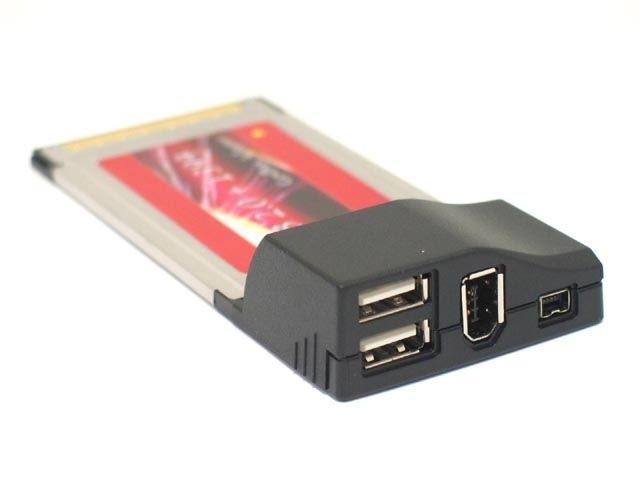 USB2.0 2port 1394A*1+1394B*1port cardbus fotó, illusztráció : MP6214CB