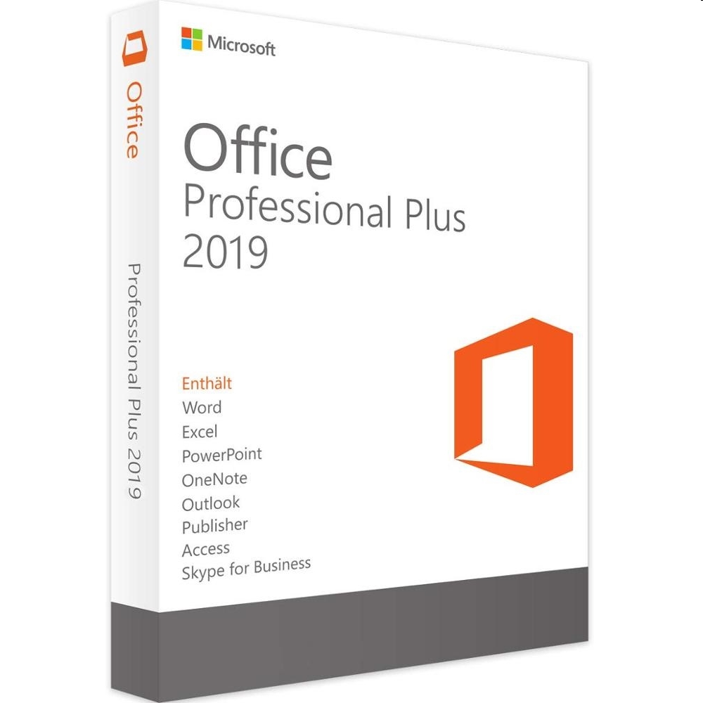 Microsoft Office 2019 Professional Plus 32/64 licence OEM fotó, illusztráció : MSOffice2019PP