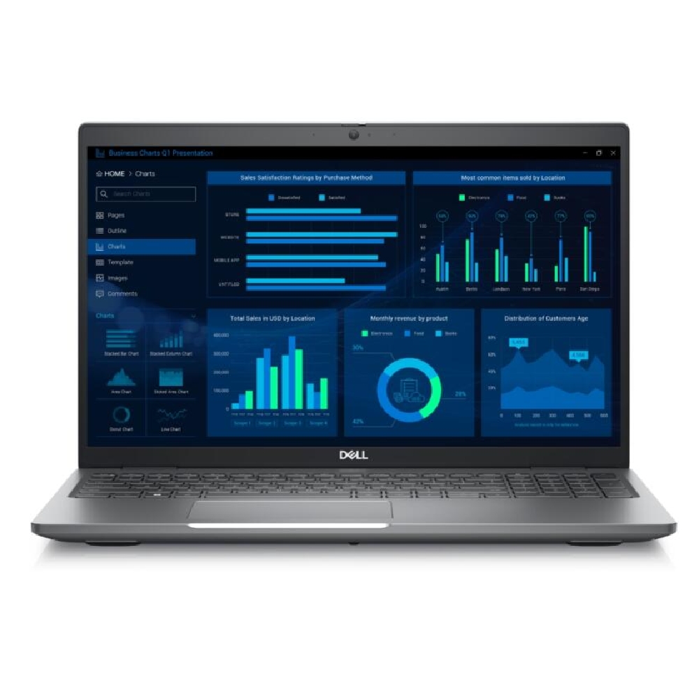 Dell Precision laptop 15,6  FHD i7-13800H 32GB 512GB A2000 W11Pro szürke Dell P fotó, illusztráció : N008P3581EMEA_VP