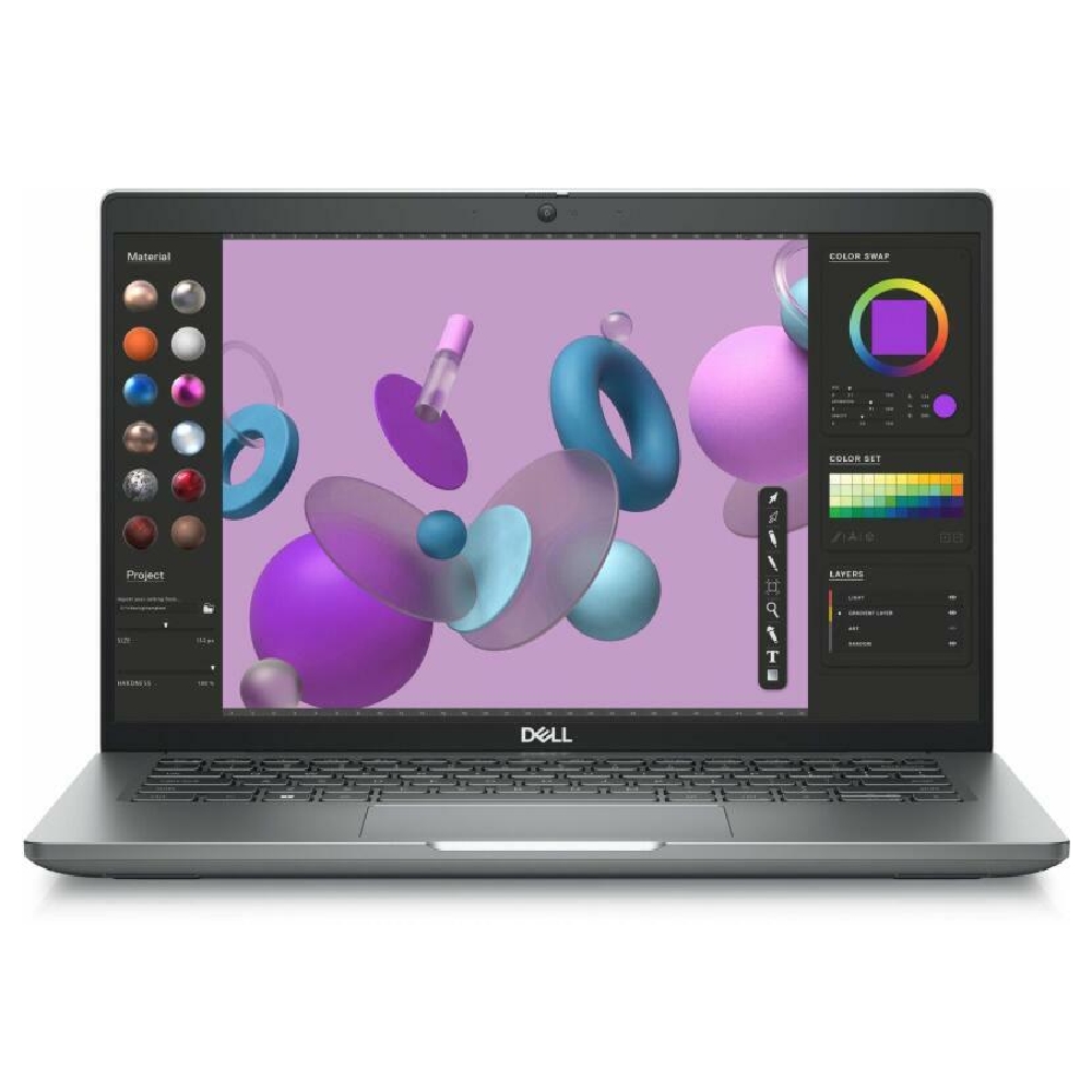 Dell Precision laptop 14  FHD i7-1360P 16GB 512GB RTXA500 W11Pro szürke Dell Pr fotó, illusztráció : N218P3480EMEA_VP